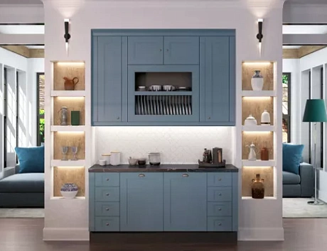 Синяя кухня в Наро-Фоминске