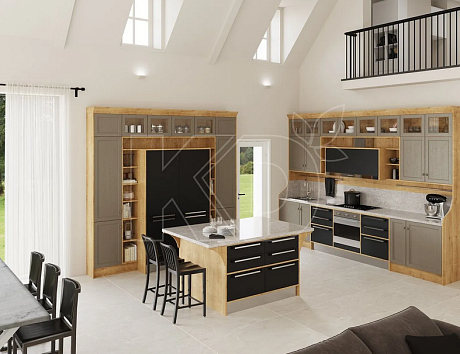 Интерьер кухни классика