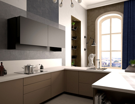 Темная кухня в Тольятти